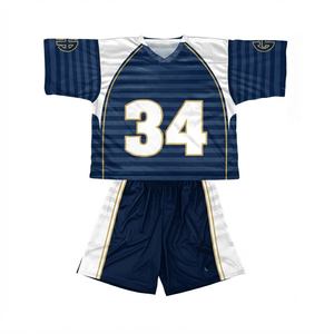 <b>Elite</b> Men Lacrosse Sportswear Custom Sleeveless Uniform Set for Practice Match Training Championship and League Games - Product Image 2