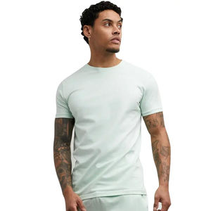 Camiseta de hombre recién llegada, buena calidad, cuello redondo, manga corta, camisetas de hombre con talla personalizada en venta - Product Image 4