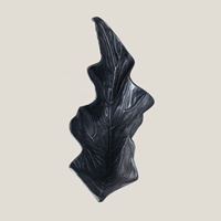 Plateau artisanal en métal argenté de luxe personnalisé, décoration d'intérieur, feuille d'aluminium pour cadeau, motif de Thanksgiving pour le salon