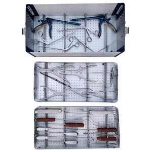 Juego de Instrumentos Quirúrgicos Ortopédicos Manuales de Acero Inoxidable de Grado Quirúrgico para Cirugía de Columna Lumbar, Clase I, Marca CE, Autoclavables, Blíster 1 - Product Image 4