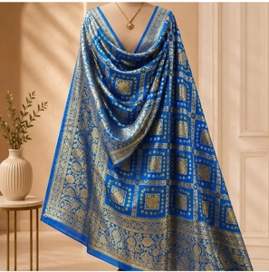 <b>Art</b> Silk Designer Bandhej Ghatchola Dupatta - Product Image 3