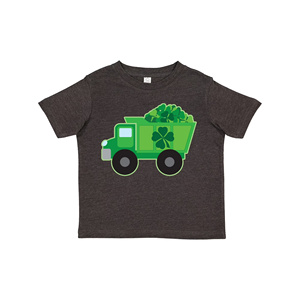 Camiseta Tie Dye para Niños, Manga Corta, Estampado de Camión y Trébol, Cuello Redondo Informal, Diseño de Dibujos Animados, de Bangladesh - Product Image 5