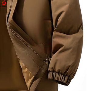 Men's Outdoor Hooded Padded Jacket Breathable Eco-Friendly Quick Dry Lightweight Insulated Winter <b>Coat</b> for Hiking Trekking - Product Image 6