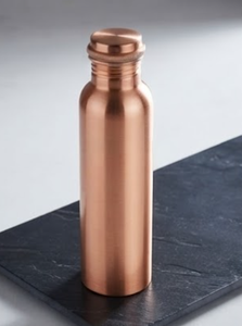 Classic Pure <b>Copper</b> Water <b>Bottle</b> Eco Friendly Wellness <b>Bottle</b> Premium Minimalist Design Ideal For Hydration Home Office Travel - Product Image 2