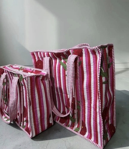 Bolsa de Mano de Lona con Estampado de Elefantes, Bolsa de Compras Reutilizable de Algodón, Bolsa de Mano de Gran Capacidad al por Mayor - Product Image 6