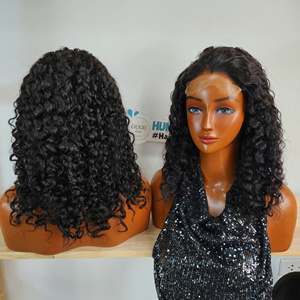 Peluca sin pegamento de lujo vietnamita natural de 20 pulgadas, encaje HD 13x6, rizado birmano, color natural, cabello humano virgen, cierre súper doble. - Product Image 3