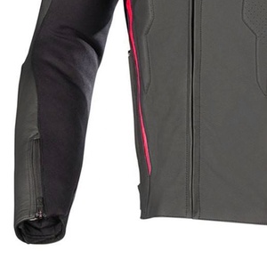 Blouson de moto réfléchissant en velours côtelé pour homme, avec protection airbag Protaper, coupe courte, style urbain, col montant - Product Image 5