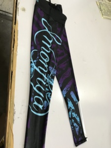 Leggings pour femmes sur mesure, leggings de sport de haute qualité, taille élastique, yoga, écologiques, antibactériens - Product Image 4