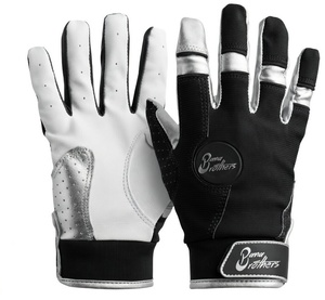 Gants de frappe de baseball personnalisés OEM, en cuir synthétique, pour adultes et jeunes - Product Image 2