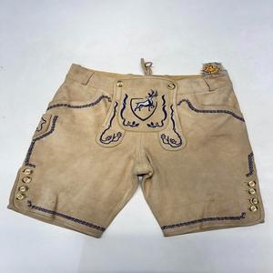 Pantalones Bávaros de Gamuza de Cabra Premium Alemanes para Oktoberfest, Cintura Media, Hasta la Rodilla, de Secado Rápido - Product Image 4