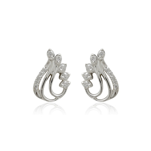 Ensemble de bijoux en argent 925, collier et boucles d'oreilles, géométrique, minimaliste, pour femmes, à porter au quotidien - Product Image 4