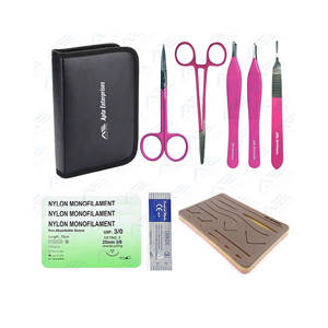 Kit complet de pratique de suture chirurgicale en gros Instruments en acier inoxydable Jeu de tampons réutilisables Instruments médicaux pour étudiants en médecine - Product Image 1