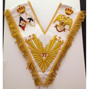 Colliers maçonniques personnalisés de haute qualité pour le 33e degré du Rite écossais – Meilleure vente - Product Image 2