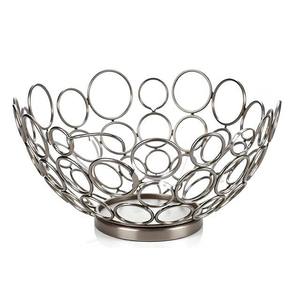 Decor Impex Modern Multifunction Rectangle Iron Storage <b>Basket</b> with Handle for Kitchen <b>Food</b> Organization and Decor - Product Image 2