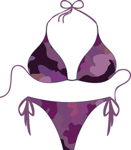 Bikini Personalizado para Mujer, Conjunto de Bikini de Dos Piezas, Bikini Triangular, Bikini con Tiras, Bikini con Lazos Laterales, Bikini con Cuello Halter - Product Image 5