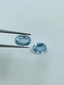 Aguamarina natural, corte exclusivo de diseñador, piedra preciosa de corte redondo, alto brillo, en oferta, precio de fabricante. - Product Image 5