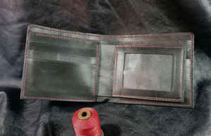 Premium Vintage Genuine Leather Foldable Bi-Fold <b>Wallet</b> Slim RFID Blocking Open Closure <b>Card</b> Holder Slots for <b>Men</b> BFW-0126 - Product Image 6