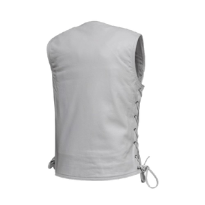 VIBE SEWN Custom Logo Leather <b>Vest</b>-Eco-Friendly Quick Dry Lightweight Winter Outerwear for Men High Quality Unlimited Stocks - Product Image 2