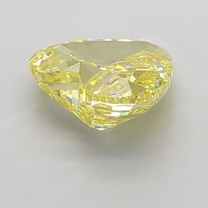 Diamant jaune de laboratoire CVD certifié IGI, taille brillant modifiée, 2,01 carats, clarté VS1, finition EX, couleur jaune fantaisie - Product Image 2