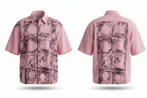 Camisa de Vestir de Manga Corta con Diseño de Patrón Abstracto, Personalizada, de Alta Calidad, para Negocios de Ropa de Trabajo, Venta al por Mayor, Moda Urbana - Product Image 5