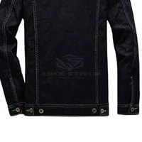 Veste en jean pour homme, coupe slim, décontractée, effet délavé, style streetwear vintage, vêtement d'extérieur, 100% coton écologique