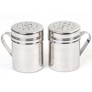 Elegante Juego de Salero y Pimentero de Lujo, Recipientes Metálicos para Condimentos de Mesa para el Hogar, Restaurante, Hotel y Comedor - Product Image 5