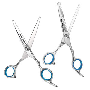 Stainless Steel Hair Cutting & Thinning Scissor Set Hairdressing Styling <b>Tools</b> for Barber Beauty Salon & Home Use <b>Precision</b> - Product Image 1