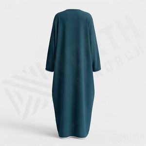 Abaya al por Mayor OEM, Vestido Musulmán de Tres Piezas con Mangas de Murciélago, Brillante y Elegante, Ropa de Moda de Alta Calidad para Mujer - Product Image 2