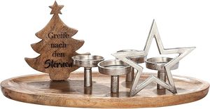 Fabricant OEM de centre de table de Noël conçu pour les rassemblements saisonniers avec un attrait décoratif festif et élégant - Product Image 2
