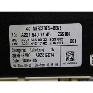 ECU และโมดูลคอมพิวเตอร์มือสองสำหรับรถยนต์ S-class รุ่น A2215407145 - Product Image 6