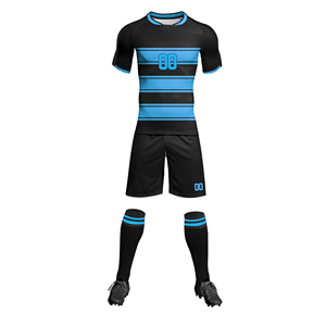 Conjunto de uniforme de fútbol personalizado a precio económico, diseño por sublimación, personaliza el nombre y el logotipo de tu equipo, uniformes de fútbol en venta - Product Image 5