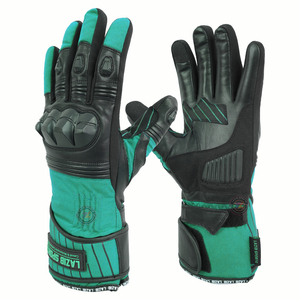 Gants de moto longs abordables, imperméables, coupe-vent, avec protection des jointures, pour les motards de tourisme, de course et d'aventure, Lazib - Product Image 1