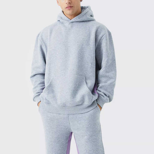 2026 Puff Printing Tracksuit for <b>Men</b> High Quality Terry Cotton Heavyweight Oversized Wide Leg <b>Pants</b> Sweatsuit for Winter - Product Image 3
