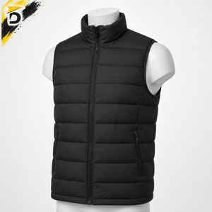 Chaleco Acolchado para Hombre, Impermeable, Reversible, con Aislamiento Térmico, Material Resistente, Sin Mangas, Cómodo para Viajes de Invierno, Senderismo y Trabajo - Product Image 2