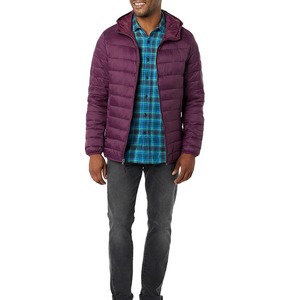 <b>Top</b> Quality Puffer Jacket With Hooded Collar Winter Season Streetwear Quilted Fabric Down Material Custom Size Wholesale Price - Product Image 5