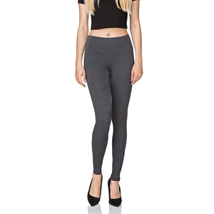 Leggings de Yoga de Cintura Alta para Mujer al por Mayor, Pantalones Deportivos Blancos Sólidos, Leggings de Compresión para Gimnasio, Ropa Deportiva con Logotipo Personalizado - Product Image 6