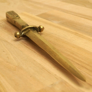 Cuchillo para Abrir Cartas y Documentos, Diseño de Ancla, Bronce Vintage Premium, Accesorio Decorativo de Escritorio - Product Image 3