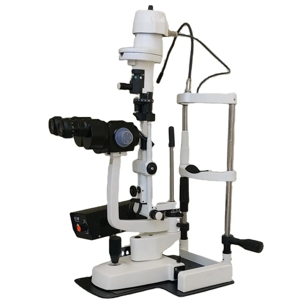 Mars International Manufacturer of Slit Lamp with LED light 3 step slit lamp white color best price and best fast free shipping