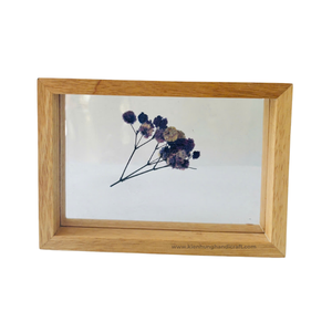 Cadre photo en bois massif artisanal - Décoration rustique haut de gamme pour le salon - Product Image 6