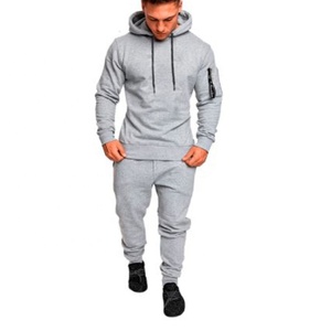 ชุดวอร์มผู้ชายสำหรับฝึกซ้อมและวิ่งจ๊อกกิ้งชุดวอร์มผ้าฝ้าย100% ซักกรดแบบกำหนดเองชุดวอร์มสำหรับผู้ชาย - Product Image 5