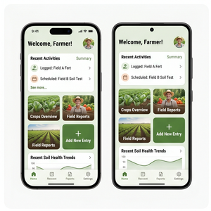 แอปพลิเคชันการเกษตร RoyalCraft Fertilizer Guide คู่มือโภชนาการพืชผลสำหรับ iOS/Android/Mac - Product Image 1