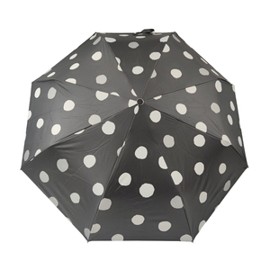 Parapluie compact INS 21 pouces à ouverture manuelle, style golf, coupe-vent, pliable en 3 sections, motif fleurs japonaises, pratique pour adultes - Product Image 4