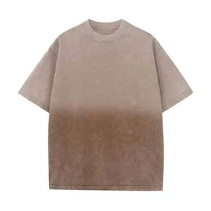 Camisetas de Hombre con Diseño Clásico Único Sun Fade, Camisetas de Manga Corta Extra Grandes con Estampado Digital, Ropa de Moda con Lavado Ácido - Product Image 1