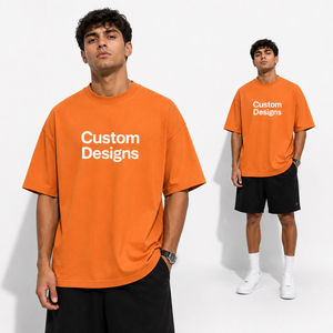Camisetas de Hombre Extra Grandes de Alta Calidad con Impresión Personalizada, 100% Algodón, 230G, Camisetas Extra Grandes y Gruesas para Hombre - Product Image 3