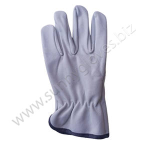 Gants de protection en cuir de vachette de qualité supérieure, doux, confortables, pour conducteurs, avec poignet élastique, pour travaux industriels - Product Image 2