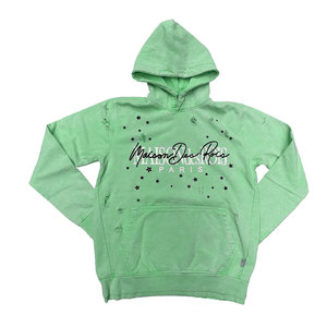 Custom Made Logo Distressed <b>Hoodie</b> New Design Fashion Distressed <b>Hoodie</b> Logo High Quality <b>Oversized</b> Distressed <b>Hoodie</b> - Product Image 3