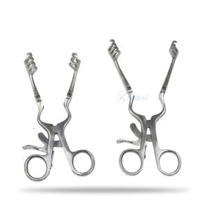 Écarteur chirurgical à pointe acérée en acier inoxydable, instrument auto-serrant pour la rétraction des tissus en chirurgie orthopédique et vétérinaire - Product Image 1