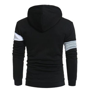 Ensemble de survêtement deux pièces pour homme, automne, maternité, à capuche, en polaire unie, streetwear, entraînement, jogging, 100% coton, respirant, séchage rapide - Product Image 4