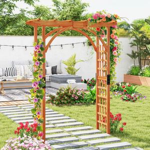 Arco da Giardino 1 Pezzo, Pergola Elegante per Matrimoni all'Aperto, Decorazione Nuziale per Piante Rampicanti, Arco Nuziale di Qualità Premium - Product Image 1