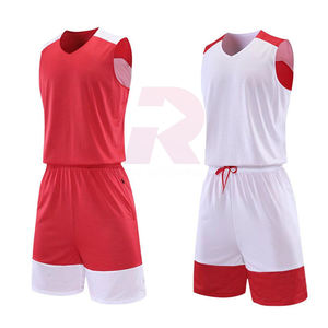 Maillot de basket-ball réversible personnalisé en maille respirante grande taille, 100 % polyester, qualité supérieure, vente en gros à prix abordable - Product Image 2